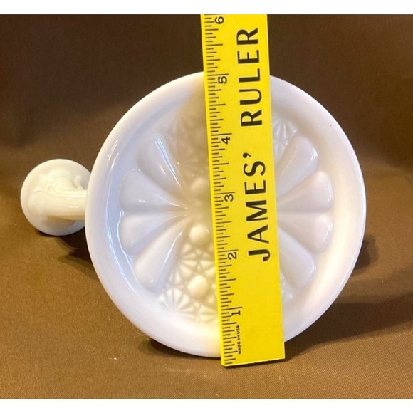 Beautiful Milk Glass Tapered Candlestick Holder Perfect For Wedding Union! - Picture 3 of 9